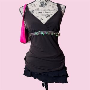 INC International Concepts Dark Brown tank